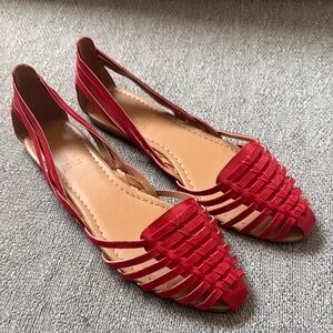 J. Crew Suede Huarache Sandals Size 9